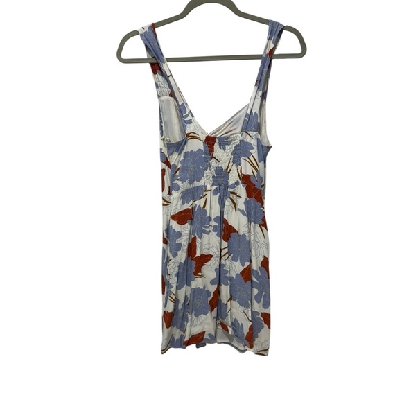 L*SPACE PALOMA BLUE RED MINI FLORAL COZUMEL DRESS, Size small - Picture 5 of 6